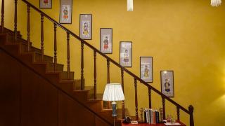 Modèle escalier bois koto quart tournant : fiche A52i
